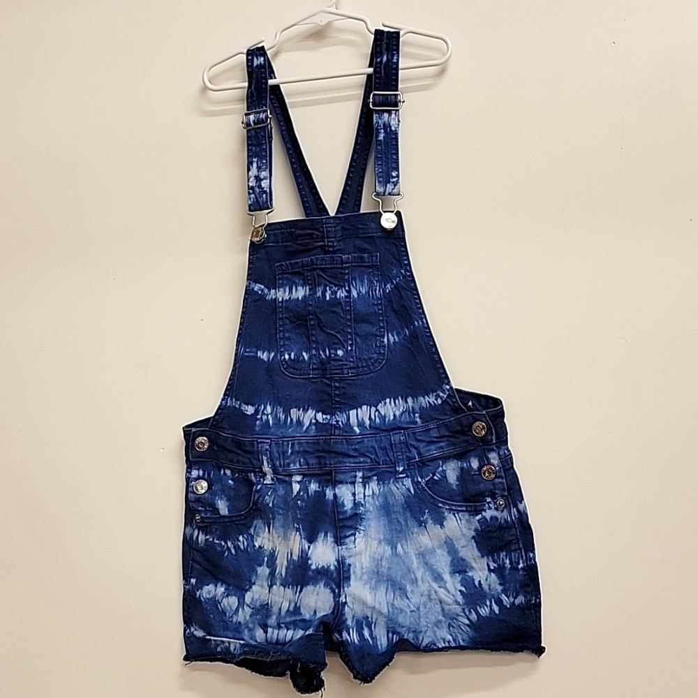 Tie Dye Shortalls XXL 18 Juniors